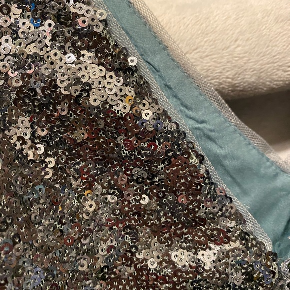 Maggy London Formal Green Sequin Dress - Picture 6 of 10